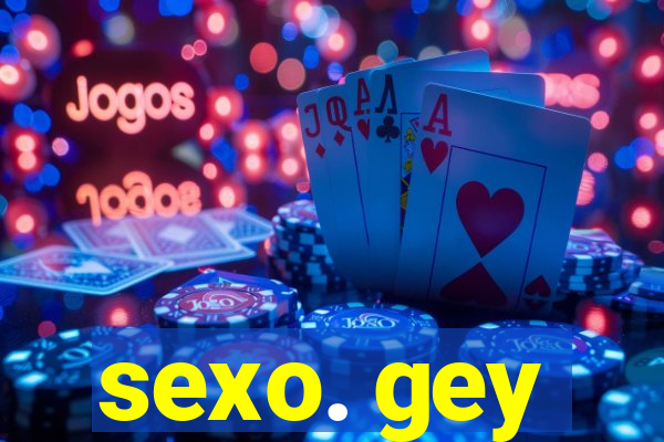 sexo. gey