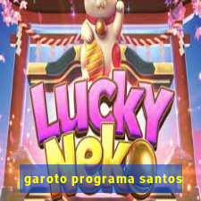 garoto programa santos