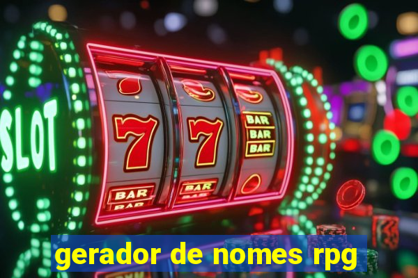 gerador de nomes rpg