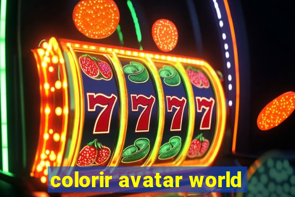 colorir avatar world